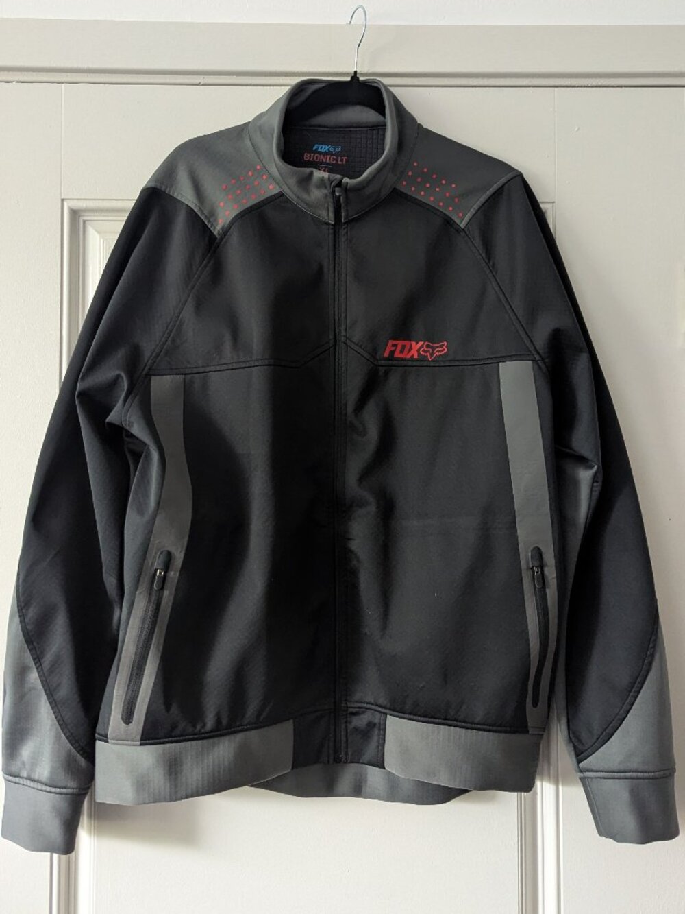 Fox Racing Bionic LT Softshell Jacket Men’s XL Black Gray